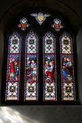 Victorian stained glass window